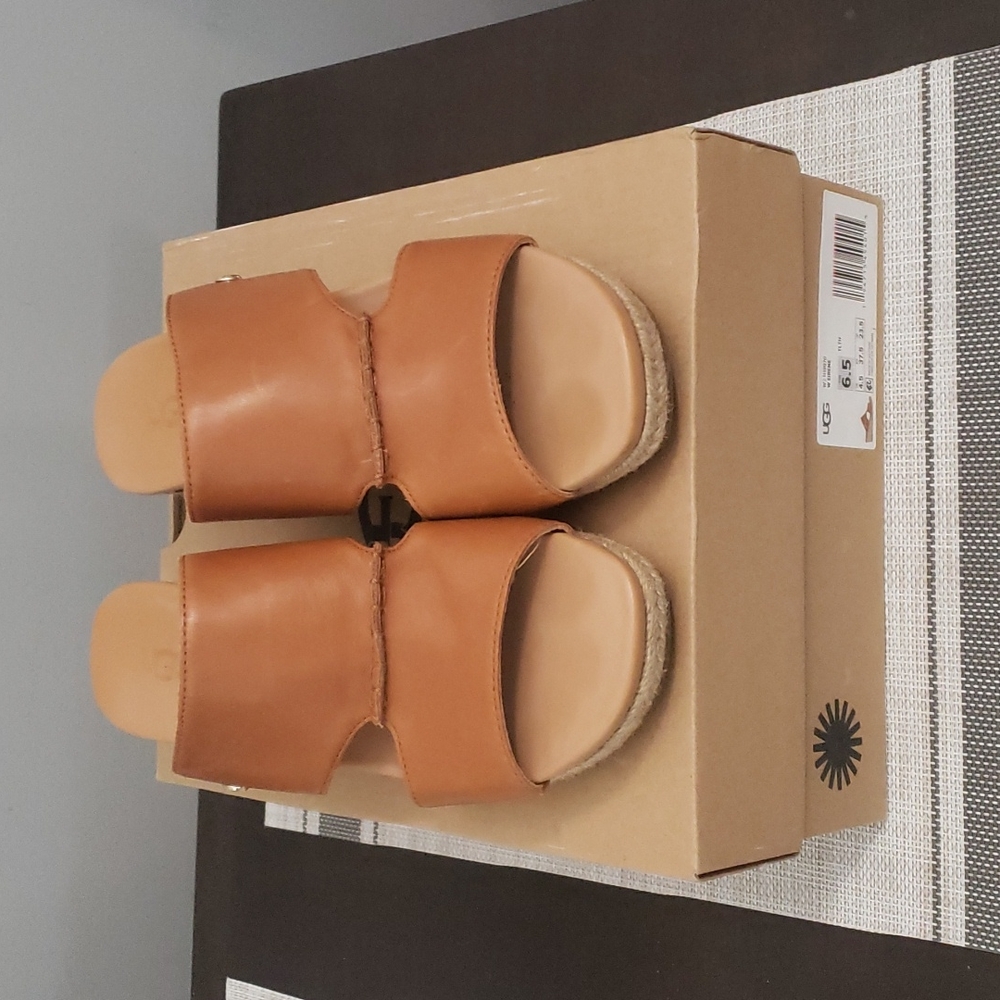 UGG slip on wedge sandal